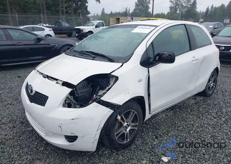 2007 Toyota Yaris из США, поврежденный, VIN JTDJT903875041127